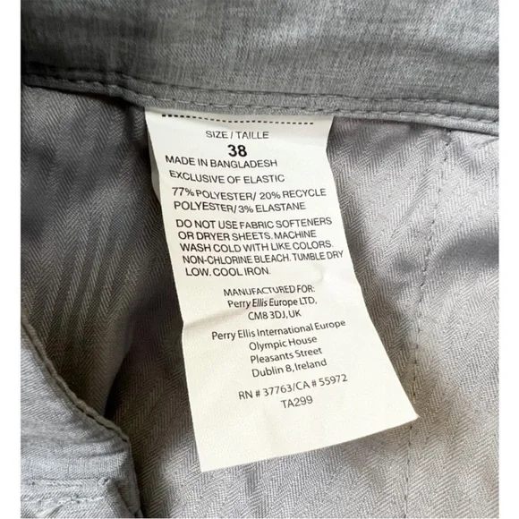 NWT Nicklaus Golf Shorts Heather Gray Elastic Drawstring Size 38 - Picture 6 of 8